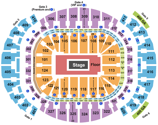 Kaseya Center Billie Eilish Seating Chart